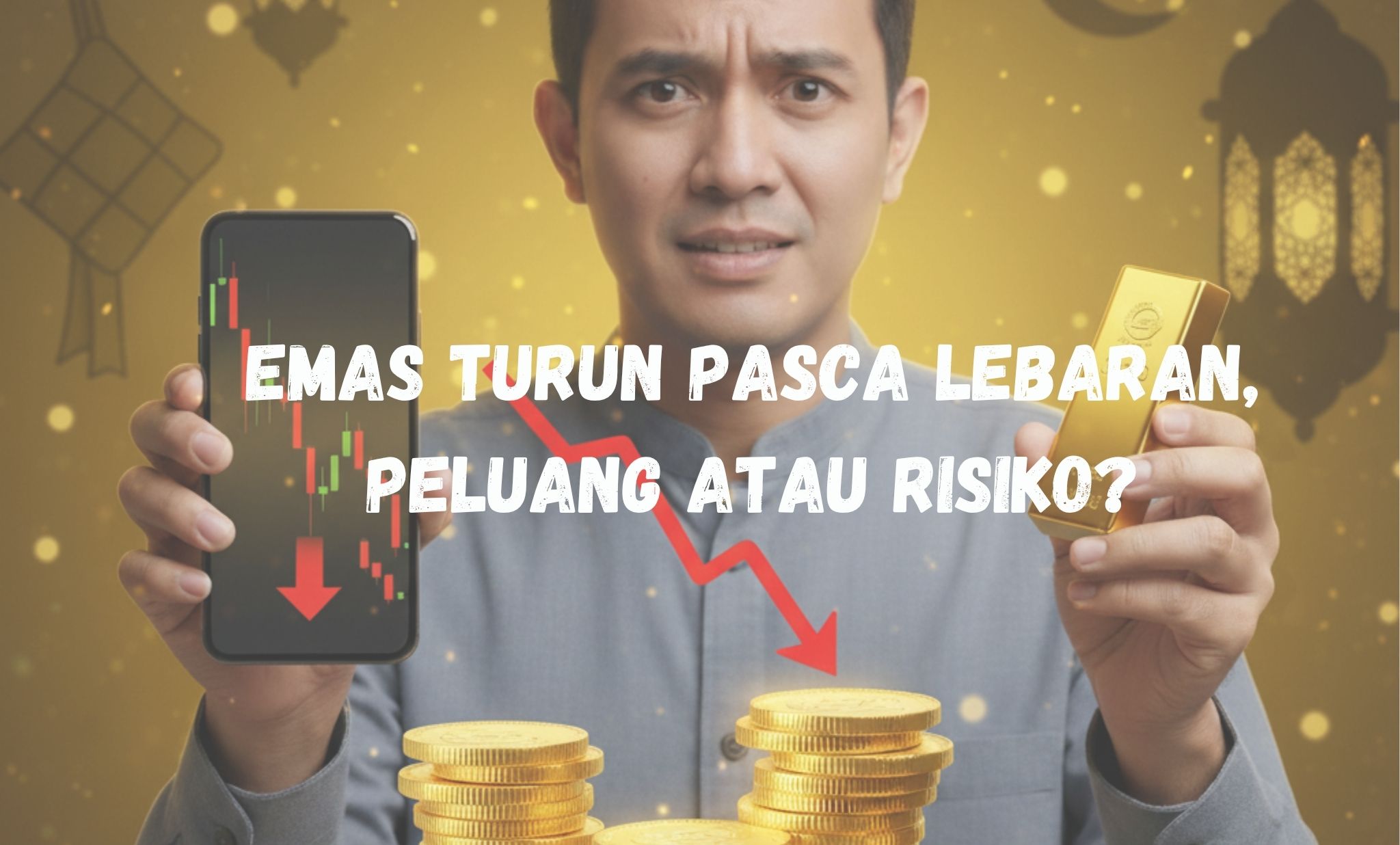 Harga Emas Turun Setelah Lebaran 2026, Saatnya Beli atau Justru Waspada?